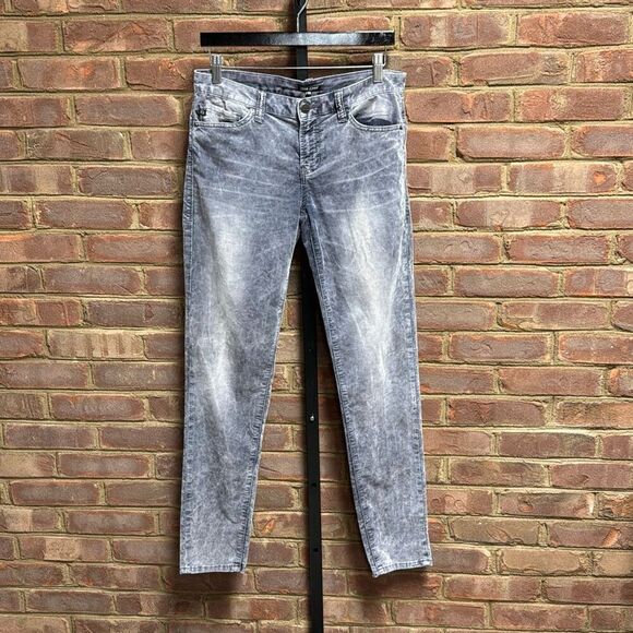 Dear John Women’s Low Rise Corduroy Marbled Gray Pants Size 30 - Picture 2 of 5